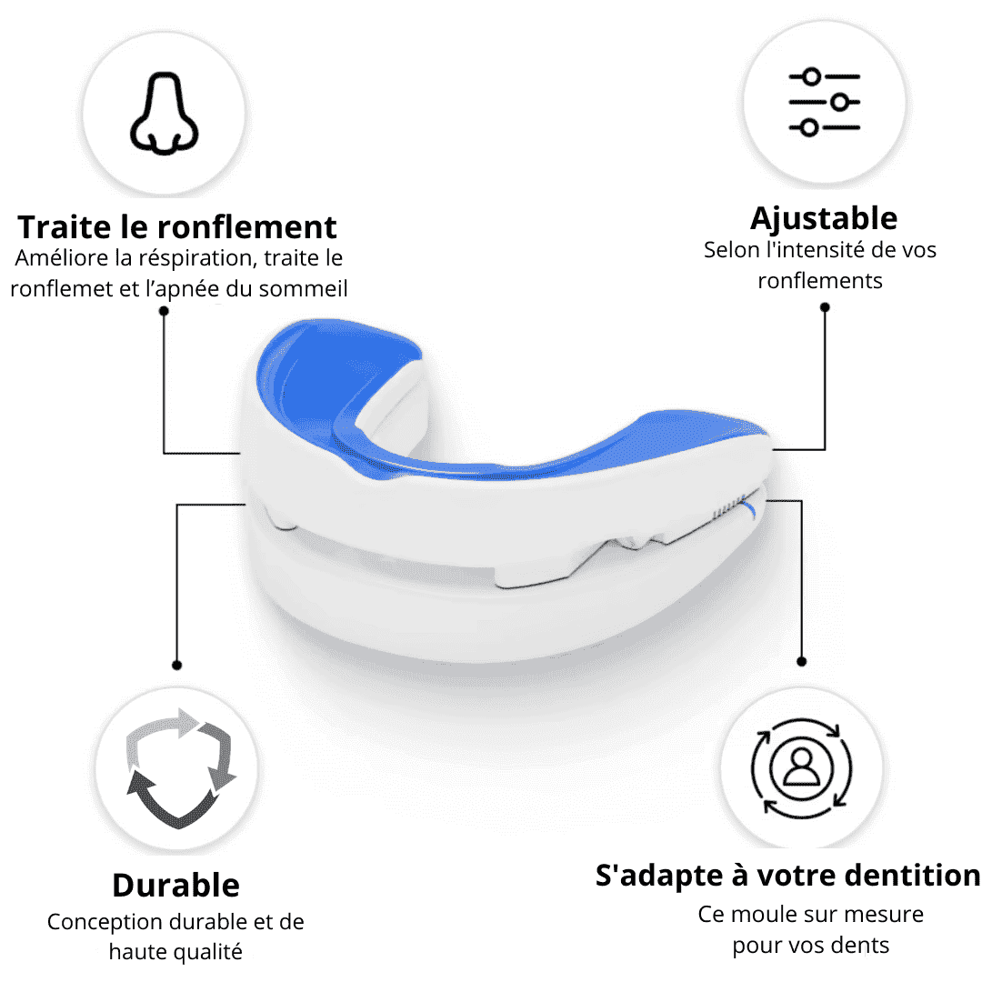 "SilenceNuit™ : Dites Adieu aux Ronflements pour des Nuits Paisibles !"