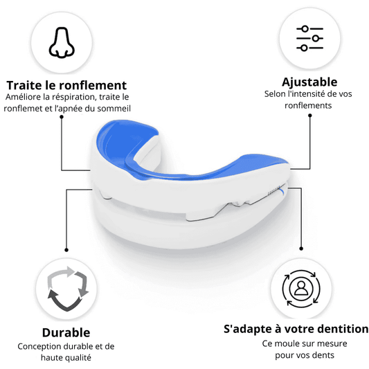 "SilenceNuit™ : Dites Adieu aux Ronflements pour des Nuits Paisibles !"