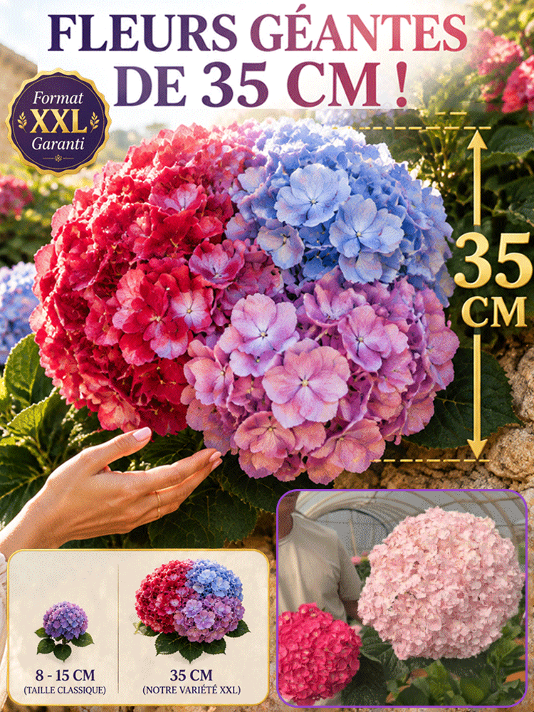 Quatre saisons de semis】Graines de fleurs infinies d'hortensia