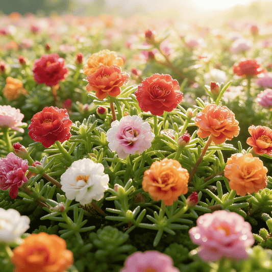 🌸Graines de pourpier d'été – 🌿Graines de fleurs vivaces / Grandes fleurs / Facile à cultiver